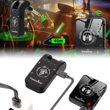 Wireless in Ear Monitor System Rechargeable Transmitter Receiver Wireless Earphone Monitor Transmission System 40M Transmission