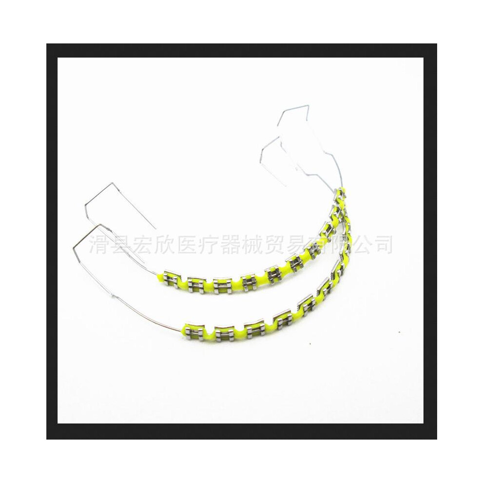 Roc-Electron (Yellow) Metal Wire Tooth Braces Lip Guard Protector