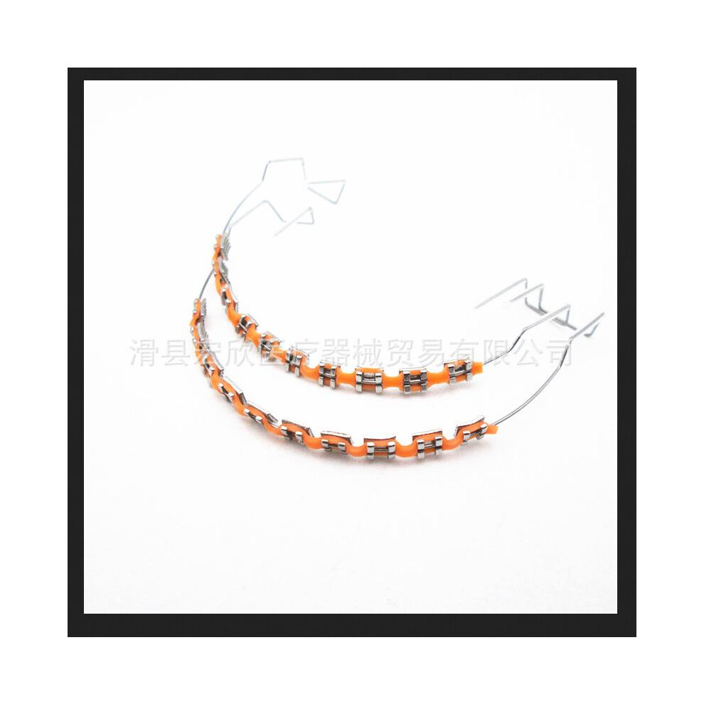 Roc-Electron (Orange) Metal Wire Tooth Braces Lip Guard Protector