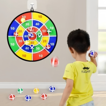 36cm Large Kids Shooting Target Toy Dart Board with Sticky Balls Indoor/Outdoor Fun Party Game Play Activity for Children