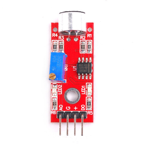 Sound Microphone Sensor Module High Sensitivity Sound Sensor Detection Module DC 4-6V LM393 for Voice Controlled Lights 1