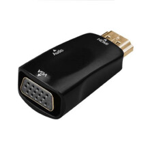(Black) VGA to HDMI Converter for PC & Laptop