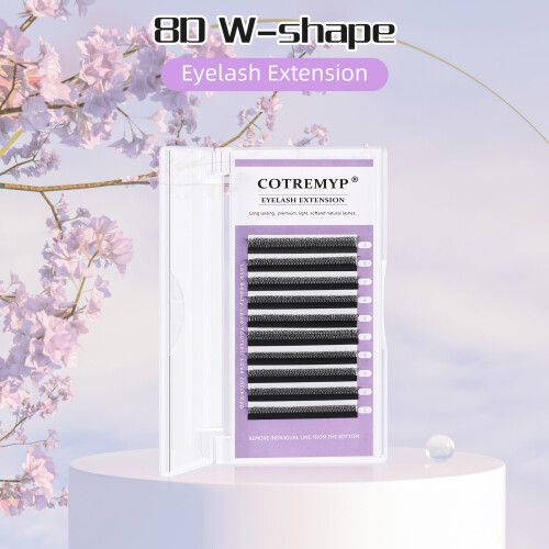 (8mm) Fluffy DIY Eyelashes for Night Out Makeup 1