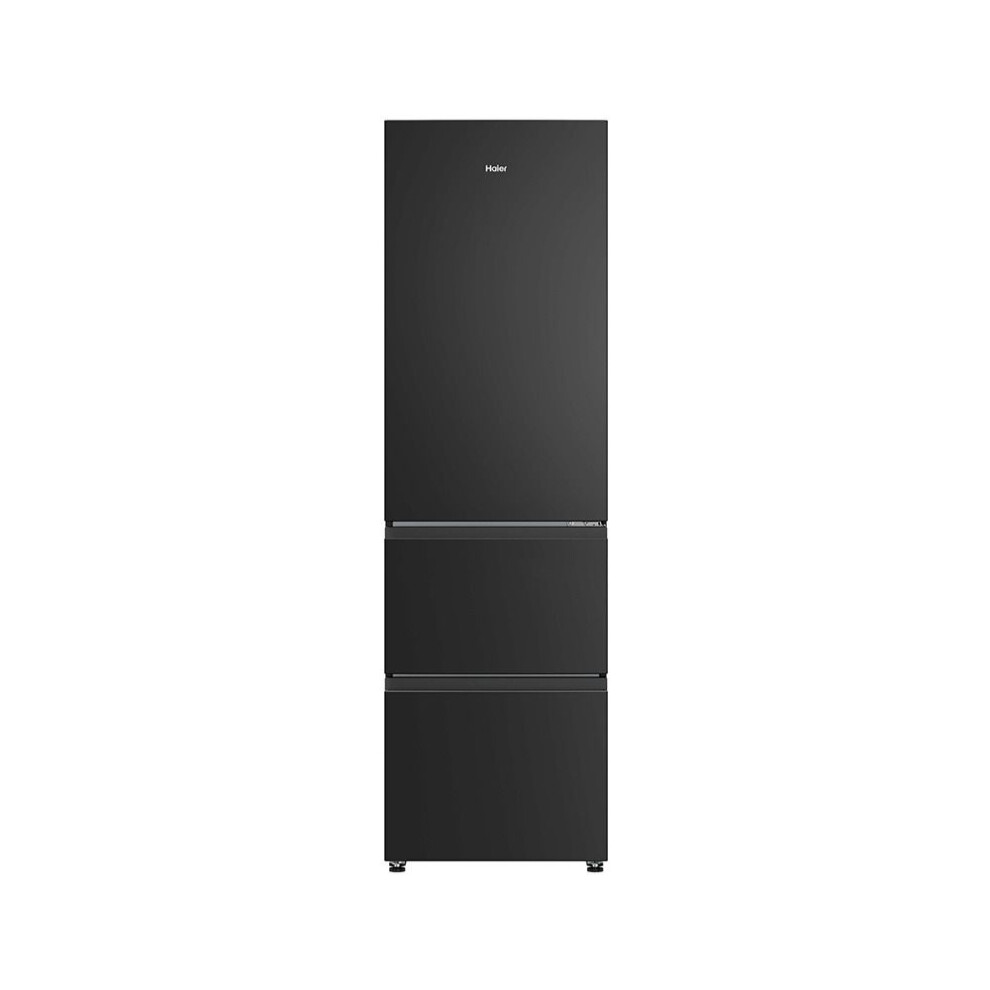 Haier Htr3518enmtk 185X55cm Frost Free Fridge Freezer Black
