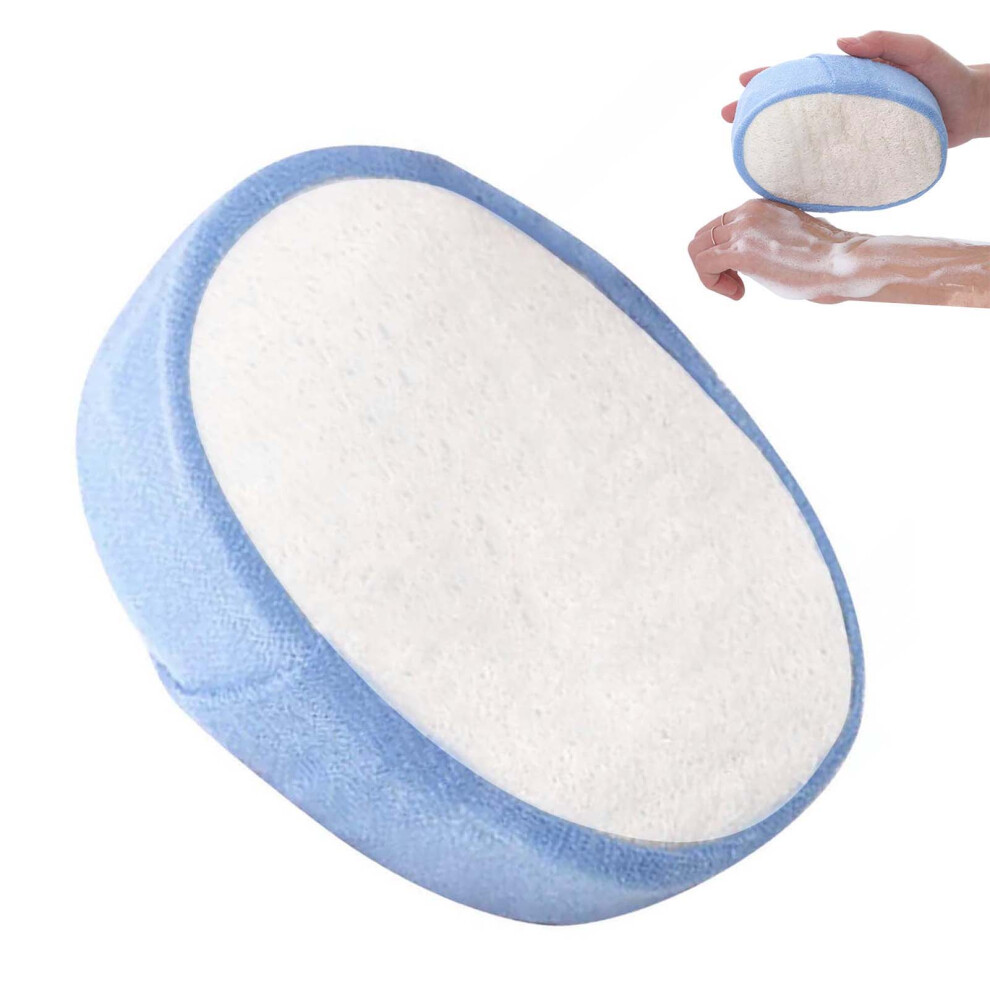 Dachuang Beauty (Blue) Natural Loofah Sponge - Skin Scrubber & Gift