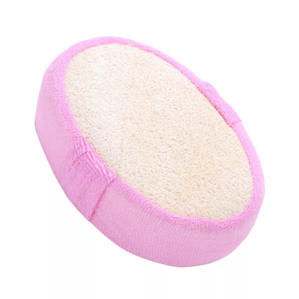Dachuang Beauty (Pink) Natural Loofah Sponge - Skin Scrubber & Gift