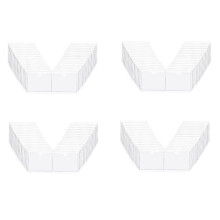 144Pcs Etichetta Autoadesiva Porta Carte Indice Tasche Porta 6X8,5 cm Porta Carte di Plastica Trasparente Porta Etichette Adesive