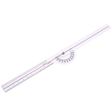 24 Stuks Spinale Liniaal Spinale Vinger Goniometer Gradenbogen Multi-Liniaal Hoek 180/360 Graden Meetinstrument
