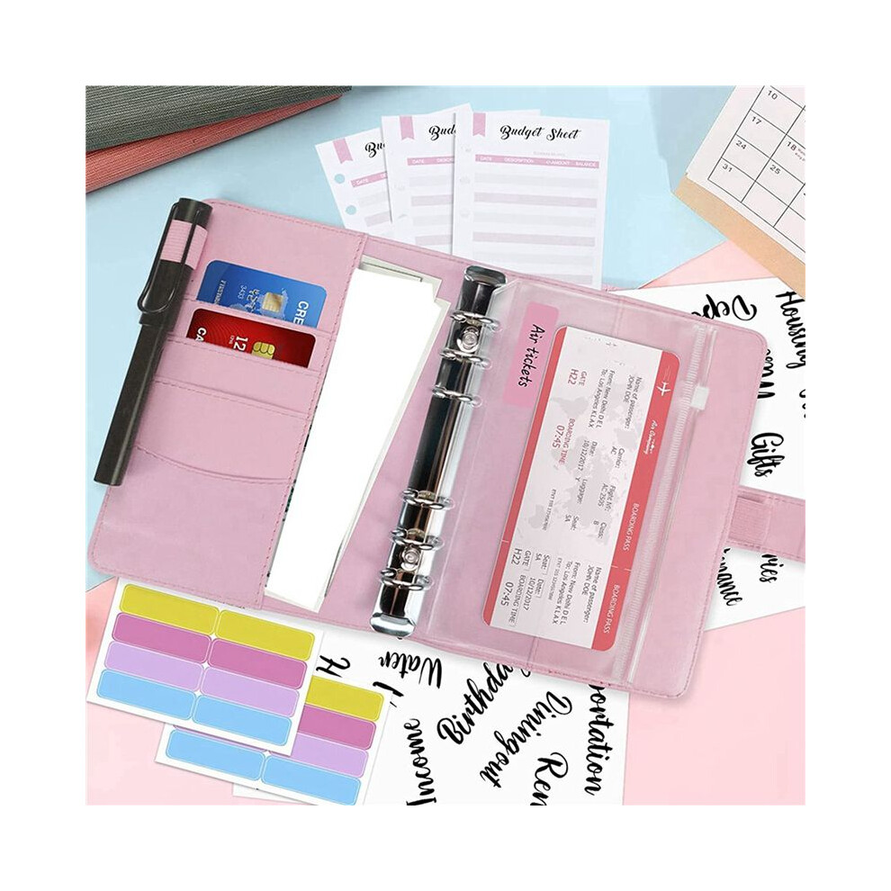 2X Budget Binder Set - Budget Binder With Cash Envelopes, Cash Organizer Money Saving Binder Cash Envelopes A 6033546734423