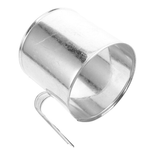 2Stk Edelstahl Fixierring Verpackungseimer Für Zuckerwatte Geräte 2