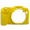R8 Top Texture Rubber Silicone Case Body Cover Protector Frame Skin for   R8 Camera Yellow 1