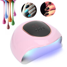 72W UV LED Nail Dryer S2 Pro with 30 Chips Pink/White, 150x82x180mm