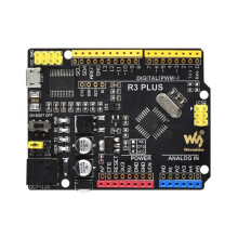 Waveshare for R3 ATMEGA328P Development Board Enhanced Microcontroller Board for DIY Electronics & Programming