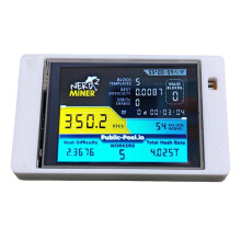 355KH/S NerdMinerV2 Solo Miner Upgraded Harshrate 2.8 Inch Display Bitcoin Crypto Solo Lottery Miner BTC Miner A