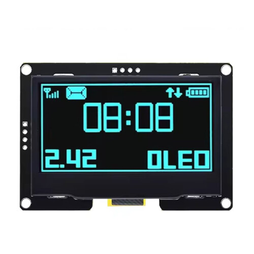 2.42 Inch OLED Display Module 128x64 LCD HD Screen Module SSD1309 4 Pin IIC Serial Interface for   R3