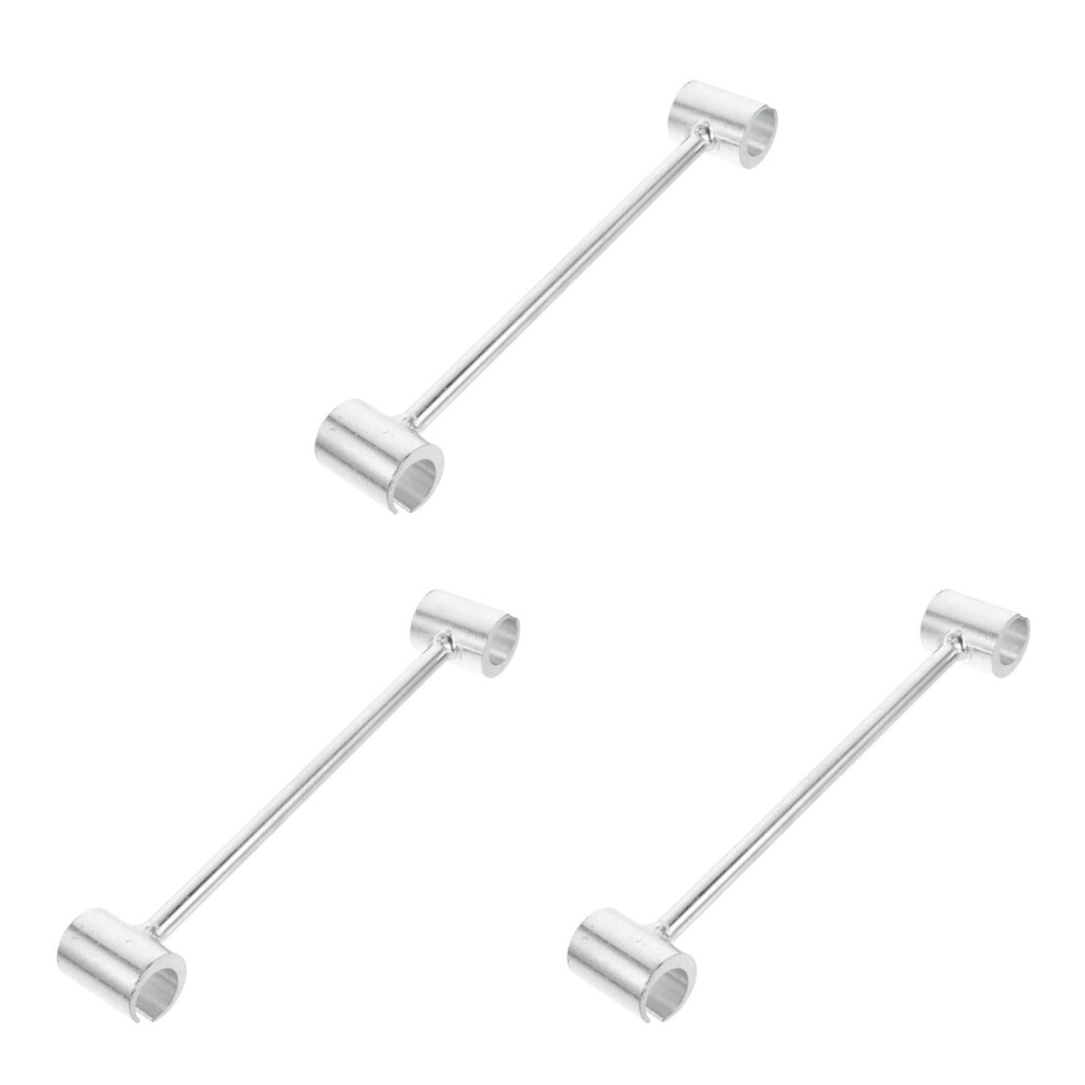 3Pcs Silver Stainless Steel Door Hinge Repair And Alignment Wrench Kit 3722799765065