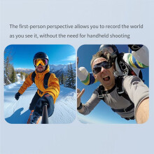 4K Action Camera with 2.0inch Flip Screen 140 Wide-Angle Lens Vlog Camera Waterproof Sports Cam with 8GB Card A