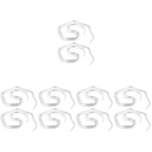 10Pcs Invisible Hair Bun Maker Lazy Curler No Trace Transparent Tool