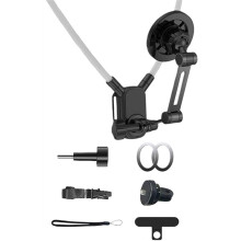Hands-Free Chest Magnetic Mount Tripod for Action Cameras and Phones, Vlog Video Recording with Enhanced Stability