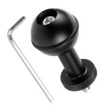 1 Inch Ballhead Adapter Adjustable Anti-Loose Base for SLR Underwater Diving Photography Camera Accessories 1/4"