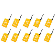 10pc 13.56Mhz NTAG215 NFC Tag ISO14443A 504 Bytes Crystal Epoxy Card Ntag215 Epoxy Resin Tag for All NFC Phones B