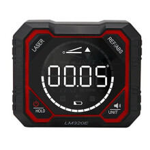 Laser Inclinometer Digital Angle Meter with Absolute Relative Angle Measurement Magnetic Inclinometer LM320E
