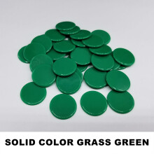 (Green, 19mm*1.6mm thick) Colorful 19mm Acrylic Chips 1000pcs - 24 Colors