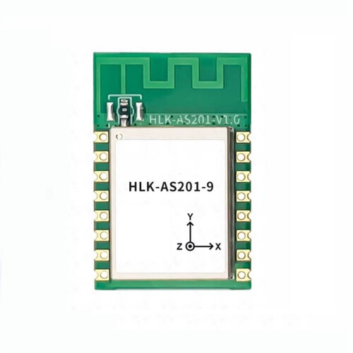 Módulo Giroscópio de Sensor de Atitude de 9 Eixos HLK-AS201-9 com Acelerômetro, Campo Magnético, Atitude e Ângulo