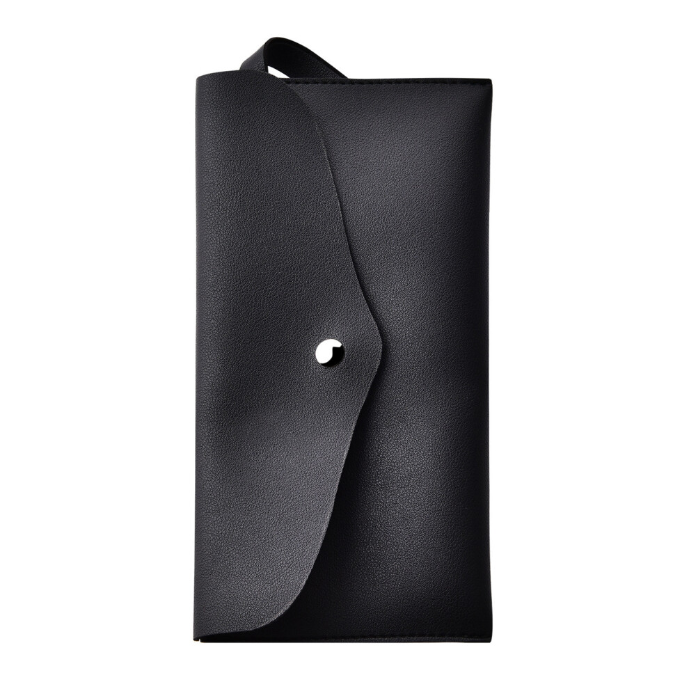 Penghui-Toys Black (Black) Waterproof Leather Makeup Brush Case For Travel