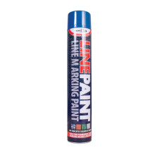 Line Marker Paint Aerosol Marking Spray Car Park Road Field Warehouse Blue 750ml