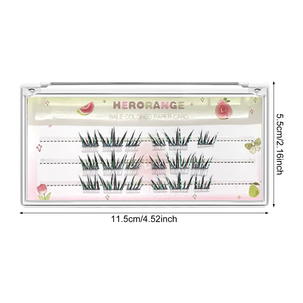 Dcph-Clothing (01) Fluffy 9-12Mm Eyelash Clusters, Reusable & All-Day Comfort