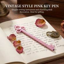 (Plum Pink) Stylos Gel Noirs 0.5mm - Sèche Rapide, Bureau & Examens