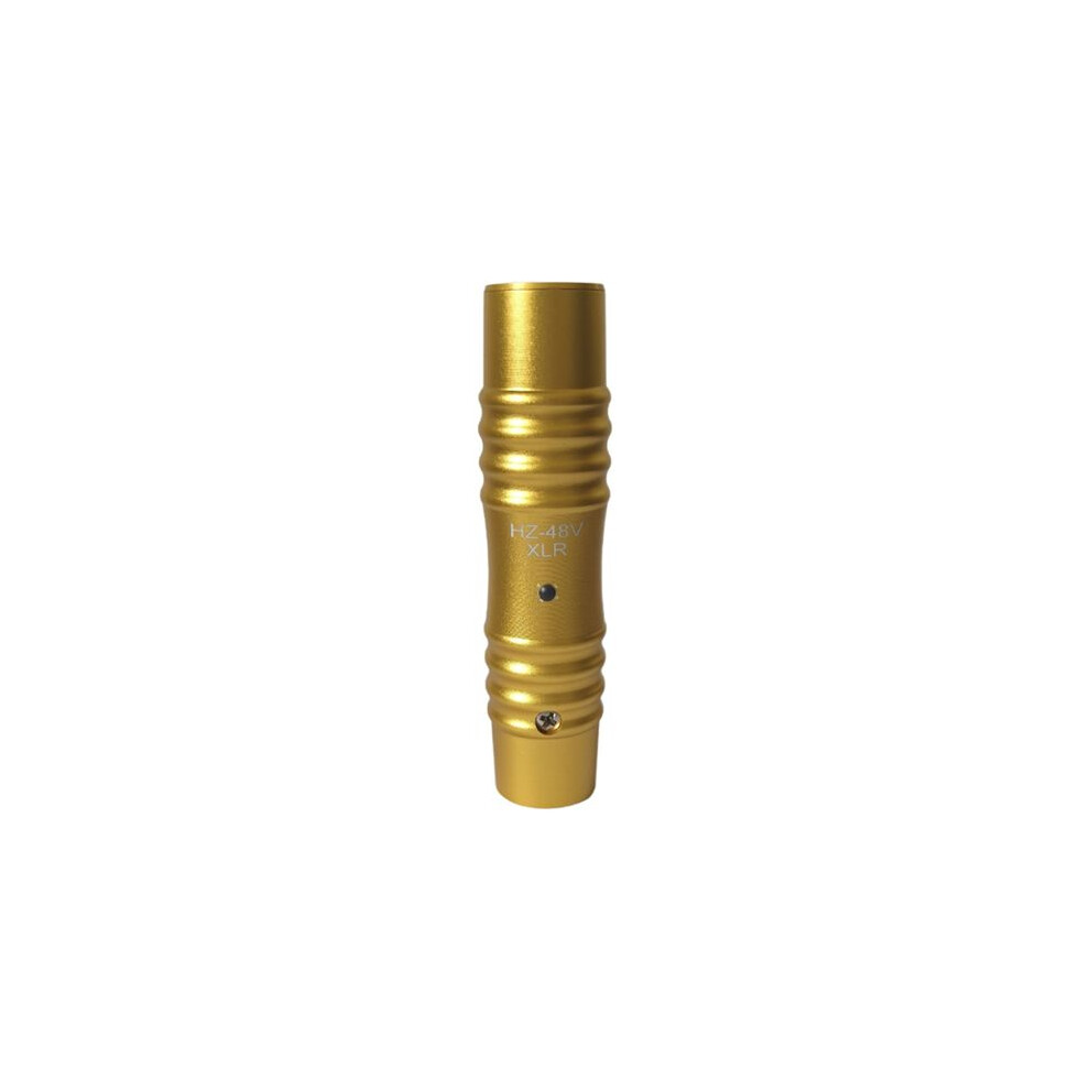 48V 3Pin Xlr To 3.5Mm Condenser Microphone Amplifier Xlr Wired Condenser Microphone Adapter 3Pin Xlr To Mic Adapter 4713579108607