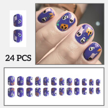 Halloween Purple Press-on Nails for Women