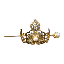 (2) Hanfu Hair Crown for Cosplay & Theme Parties