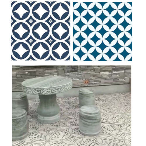 (2) Concrete Stepping Stone Molds for DIY Walkway 2