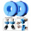 (Blue, A Pair) Kinder Schwimmarmbänder EVA Schaum 4