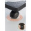 Plastic Adjustable Computer Tower Stand with Moving Castors for Gaming PC Black 10
