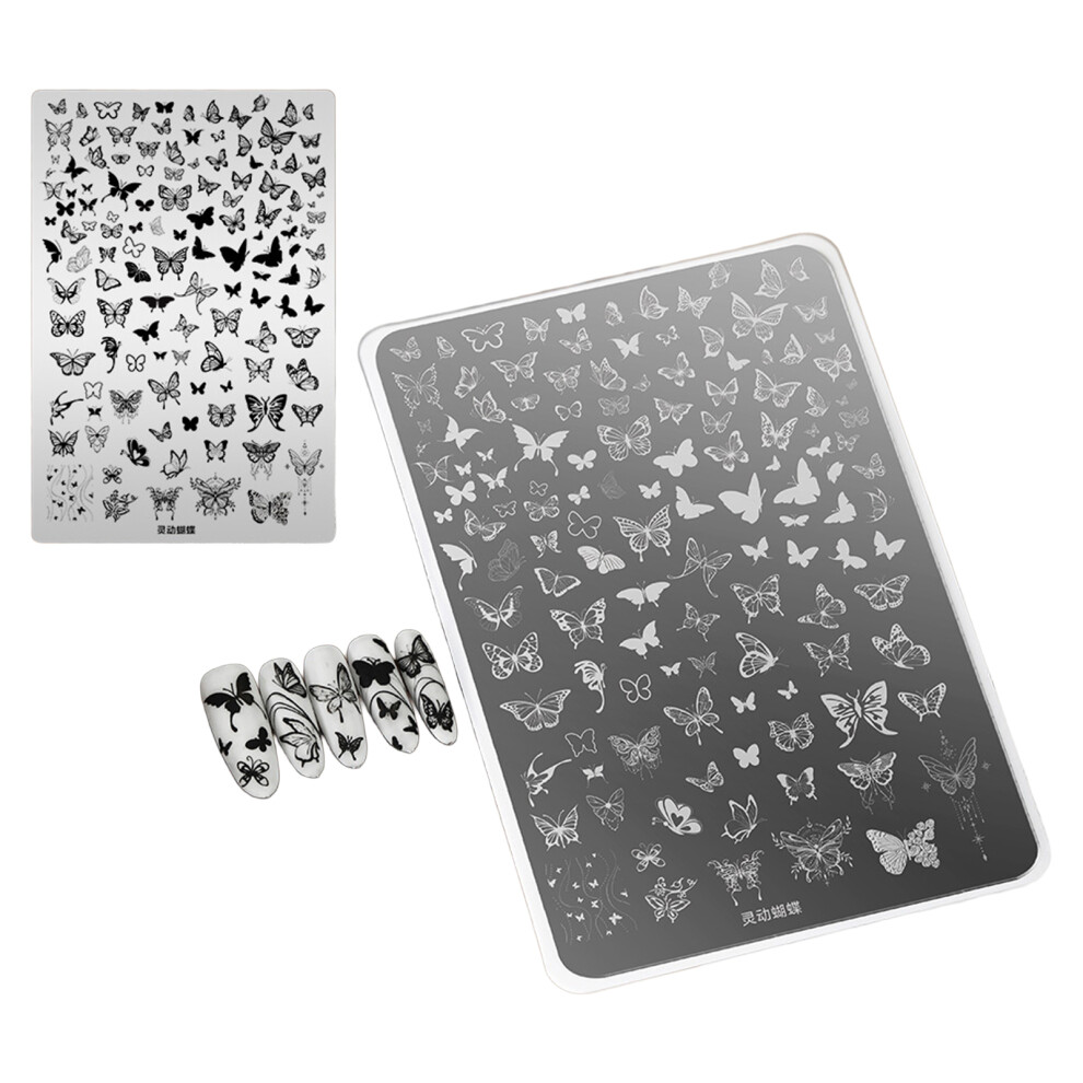 Dachuang Beauty (Butterfly) Chinese Style Nail Stamping Plate For Salon & Diy