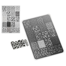 (Floral) Chinese Style Nail Stamping Plate for Salon & DIY