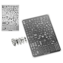 (Bowtie) Chinese Style Nail Stamping Plate for Salon & DIY