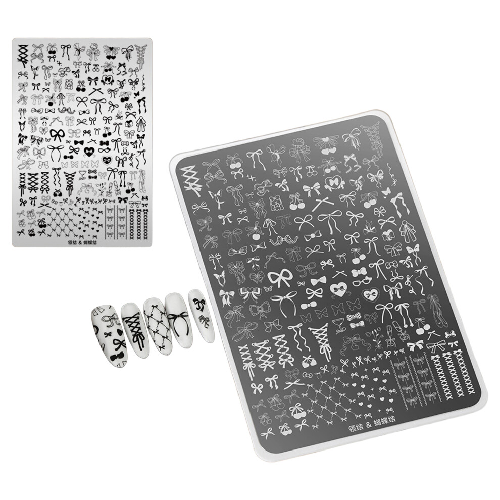 Dachuang Beauty (Bowtie) Chinese Style Nail Stamping Plate For Salon & Diy
