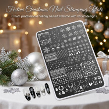 (Snowflake) Chinese Style Nail Stamping Plate for Salon & DIY