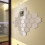 (Silver) Hexagonal Mirror Sticker for Wall Decor 1