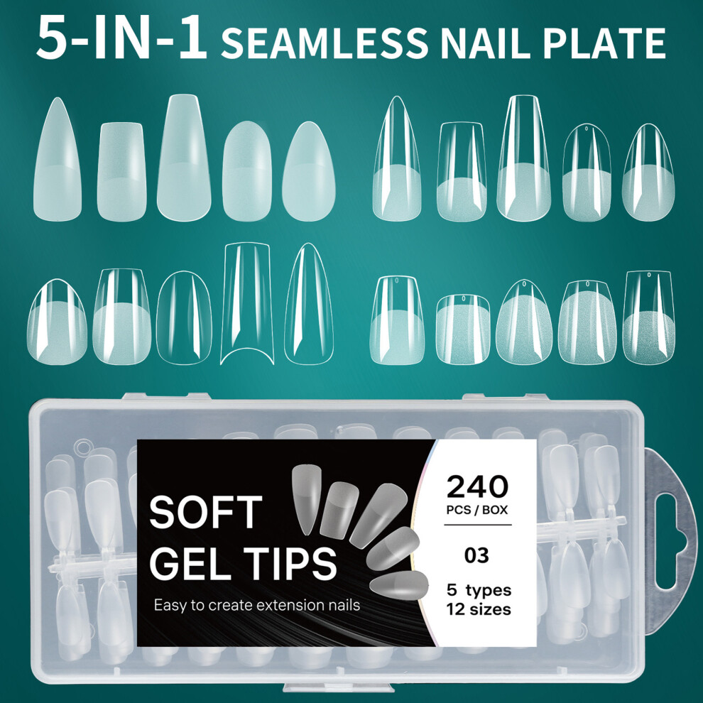 Dachuang Beauty (1) Transparent Nail Extension Tips For Salons & Diy