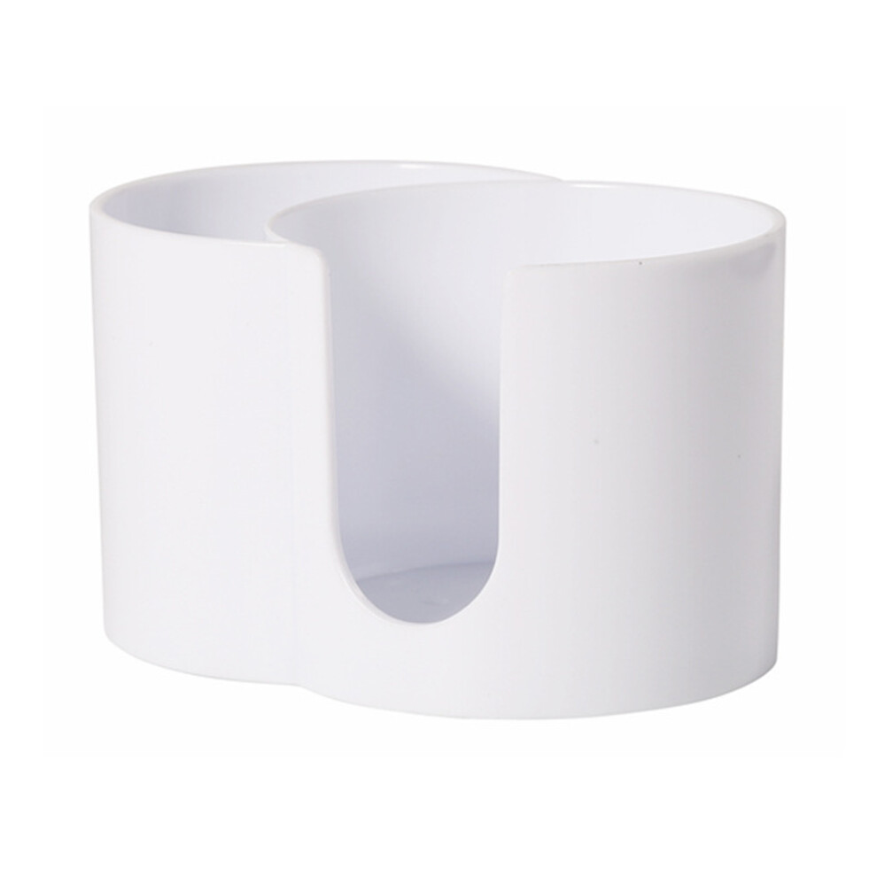 Dachuang Beauty White (White) 2-In-1 Cotton Swab & Pad Holder Dispenser
