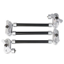 3-Delige Magic Arm Aluminiumlegering Multifunctionele Draaibare Telescopische Universele Magic Arm-Beugel voor op Het Bureau