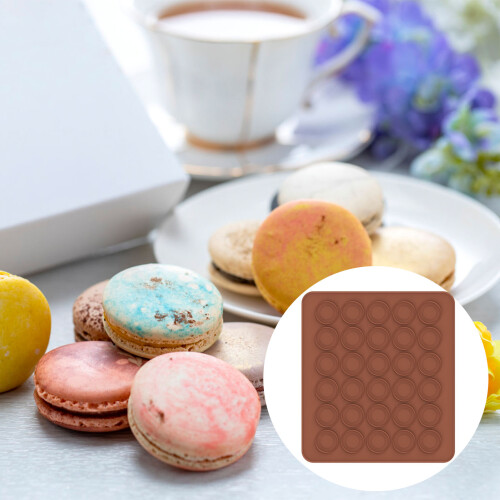 (29*26) 48-Cavity Silicone Macaron Baking Mat 1