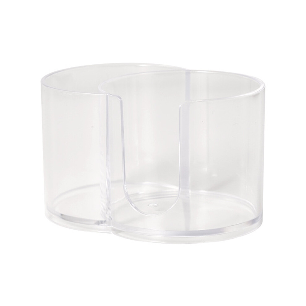 Dachuang Beauty (Transparent) 2-In-1 Cotton Swab & Pad Holder Dispenser