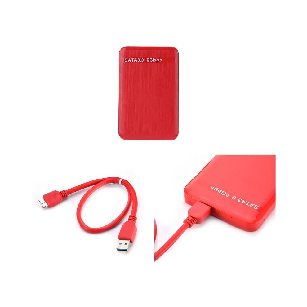 (Red) 2.5\" Usb 3.0 Hdd Enclosure 3Tb 6Gbps Red 6424024477213